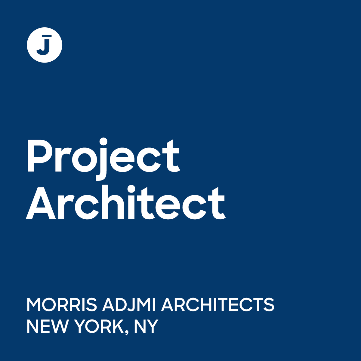 Today's Employer of the Day is Morris Adjmi Architects. They're currently hiring a Project Architect in New York City.

archinect.com/morrisadjmiarc…

#ArchinectJobs #ArchinectEOTD #ArchitectureJobs #NewYorkJobs #NYCJobs