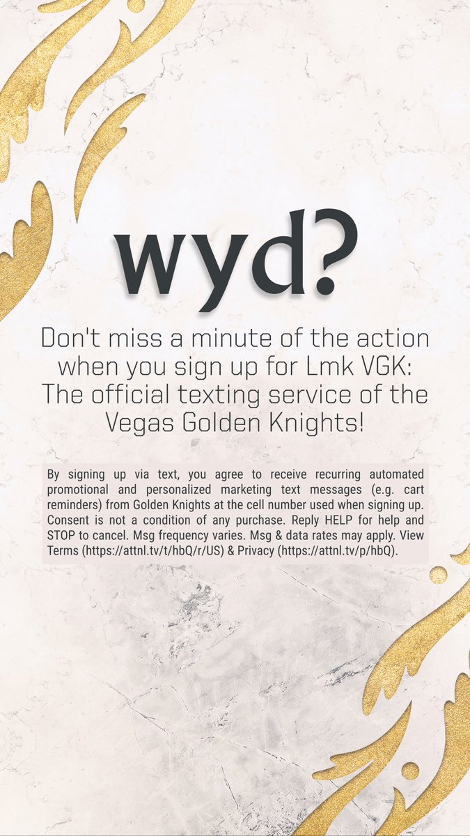 VGK Insider @garylawless is taking questions via our texting platform for an upcoming article 📓

Sign up below and send us your question for Gary 📲

Sign up: vgk.attn.tv/p/rTA/landing-…