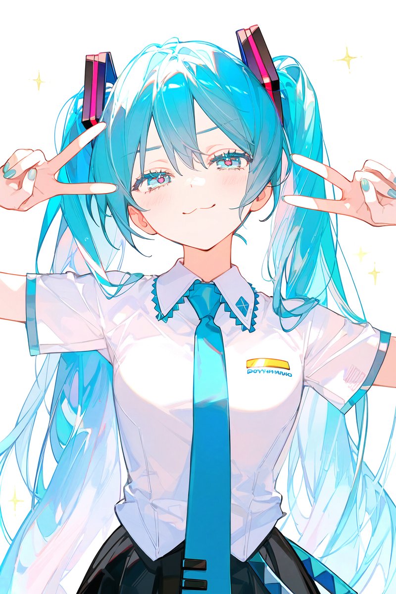 #初音ミク　ピースピース