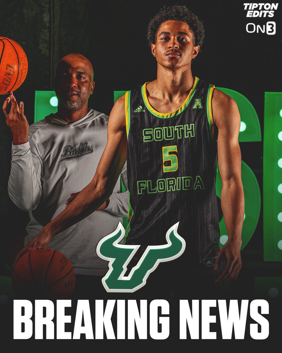 NEWS: Joshua Lewis, On3’s No. 38 overall recruit in the 2025 class, tells @On3Recruits he’s staying home and has committed to USF, becoming the highest-ranked recruit in program history. Massive pickup for head coach Amir Abdur-Rahim. Story: on3.com/college/usf-bu…