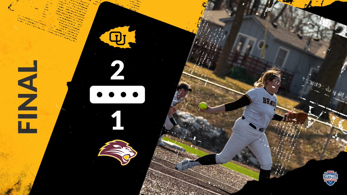 .@OttawaBravesSB defeats @gofhulions 2-1 in an elimination game at the NAIA Opening Round - OKC Bracket. OU will play Houston-Victoria a second straight elimination game, TONIGHT, at 7pm. 💻sacsportsnetwork.com/ocustars/ 📊ocusports.com/sidearmstats/s… #BraveNation