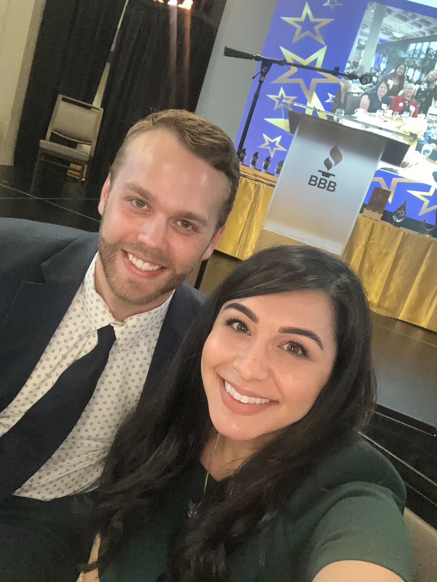 Hanging with John Jr 😉 #BBBDaytonTorchAward