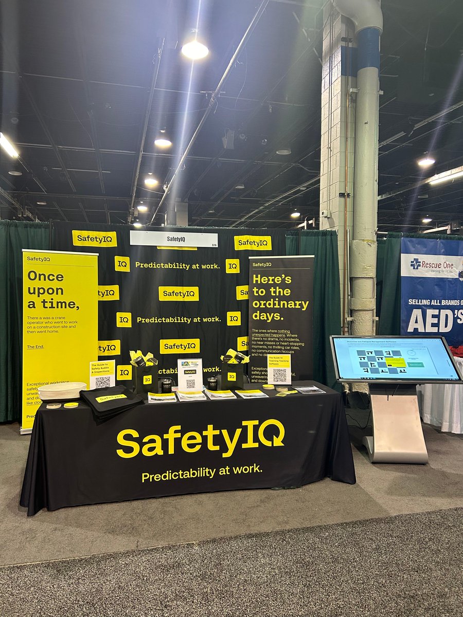 We're getting excited! All set up for the NSC Spring Safety Conference & Expo. 

Stay tuned for live updates, prizes and the launch of our new Workforce Safety Management Software! 

#NSCSpringSafetyConference #WorkplaceSafety #Innocation #GetExcited
