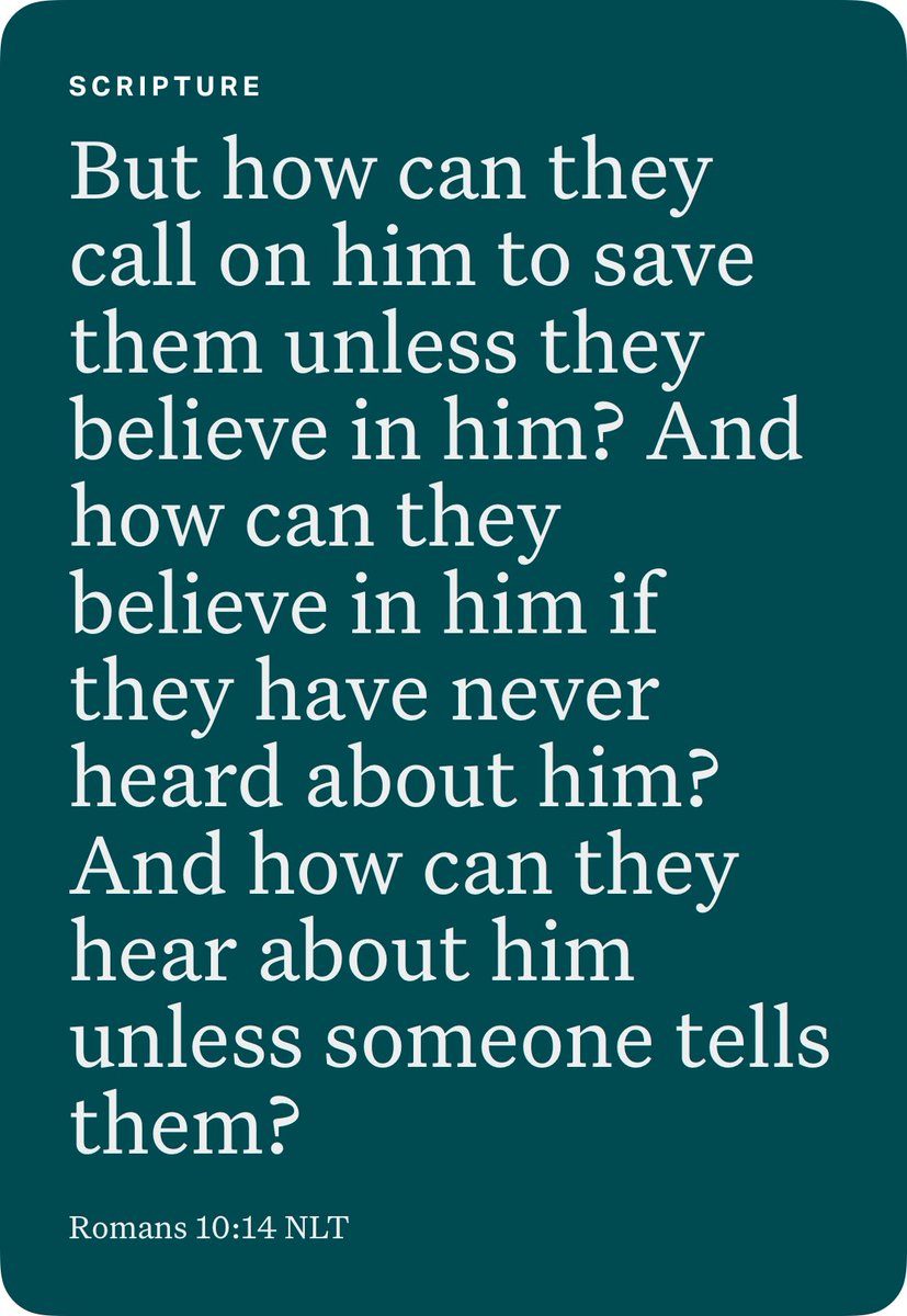NMAC_19's tweet image. Romans 10:14 NLT bible.com/bible/116/rom.…