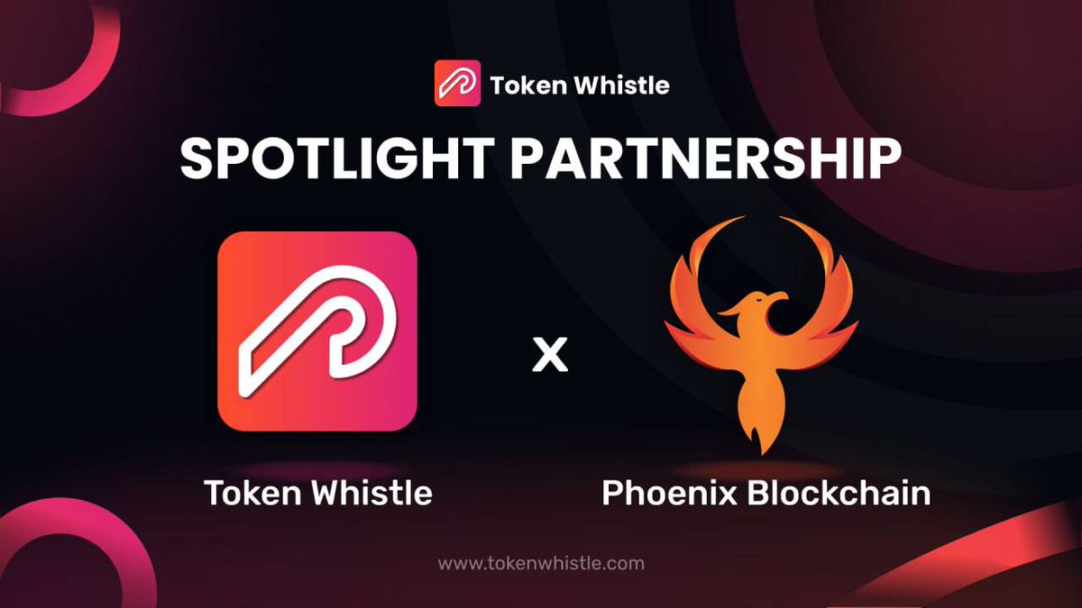 We are thrilled to announce a new partnership with @phoenixblockchn !

Through the TokenWhistle app, users can collect Phoenix Coins, set automatic price notifications for PHX currency, and receive instant updates about Phoenix Blockchain developments.

Phoenix Blockchain is