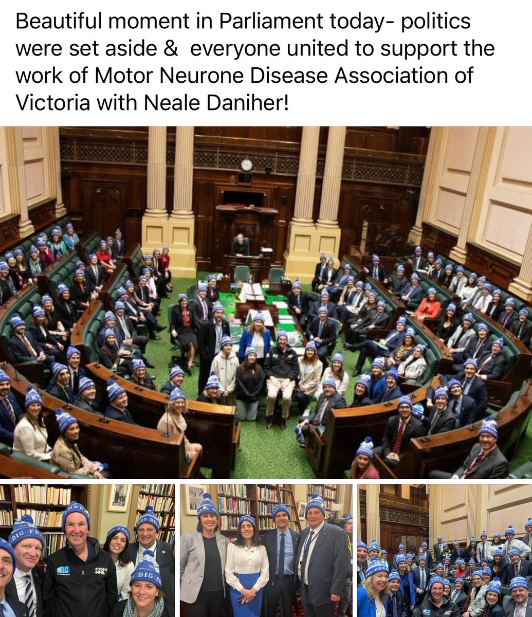 It’s public now, so please head over to support Pakenham MP Emma Vulin’s page - she spoke of her MND diagnosis with such bravery & dignity. We wish her all the best.