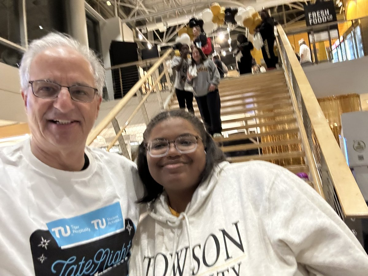 It’s the night before final exams at Towson University- “late night breakfast” for students to fuel-up and be ready to make us proud. Great energy and fabulous & plentiful food - lots of full plates! Success is on the doorstep - study hard and make it happen.