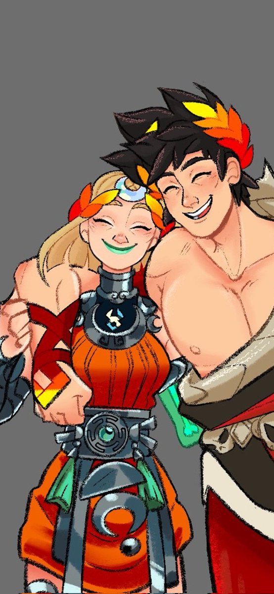 I would die for these two. 
#hades2