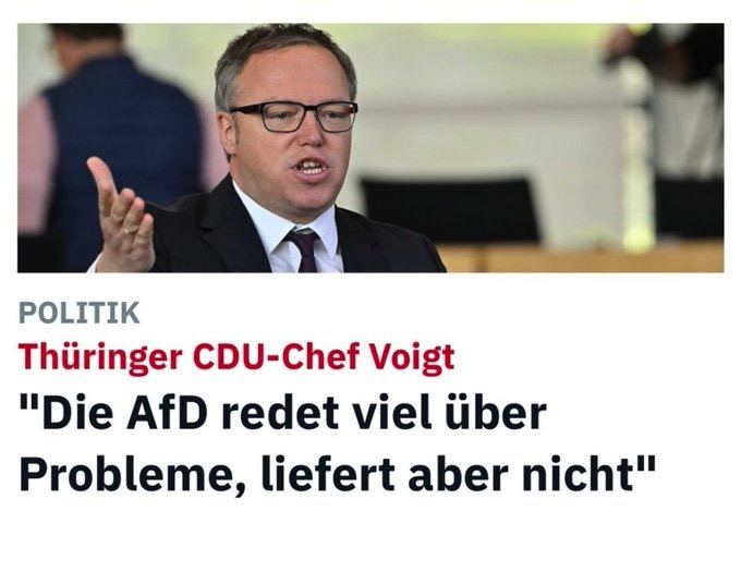 Und das letzte was die
@CDU lieferte war ganz Deutschland mit Illegalen Messermördern und Massenvergewaltigern zu fluten.