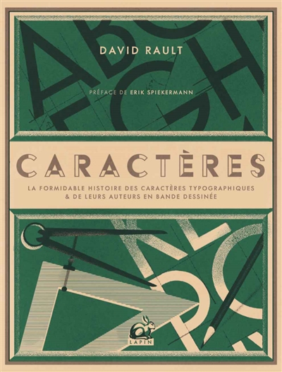 #Bedethequeideale #Jour788 #Etude
Les livres de David Rault sont toujours étonnant et didactique. Dans Caractères il explore l'histoire des concepteurs des plus célèbres polices d'écritures et rends hommage du même coup à leur travail si essentiel.