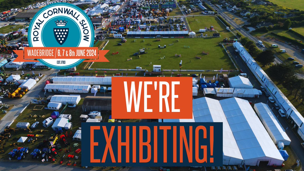 Join us for Cornwall’s biggest annual event at The Royal Cornwall Show from 6th-8th June. 
 
You will experience the best in entertainment, agriculture, shopping and competition at the Royal Cornwall Show. 
 
#RCS2024 #Unico
 
@RoyalCornwall