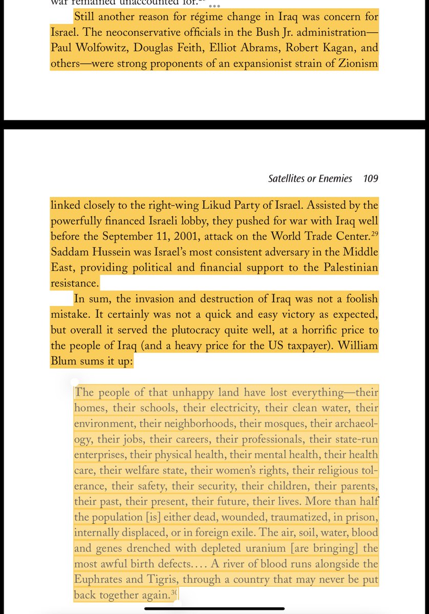 Michael Parenti, in his book The Face of Imperialism noted the involvement of Israeli interests in the invasion of Iraq. The following excerpt (of Parenti quoting W. Blum) describes in short how far the US ruling class were willing to go to support Israel’s geopolitical goals; is…