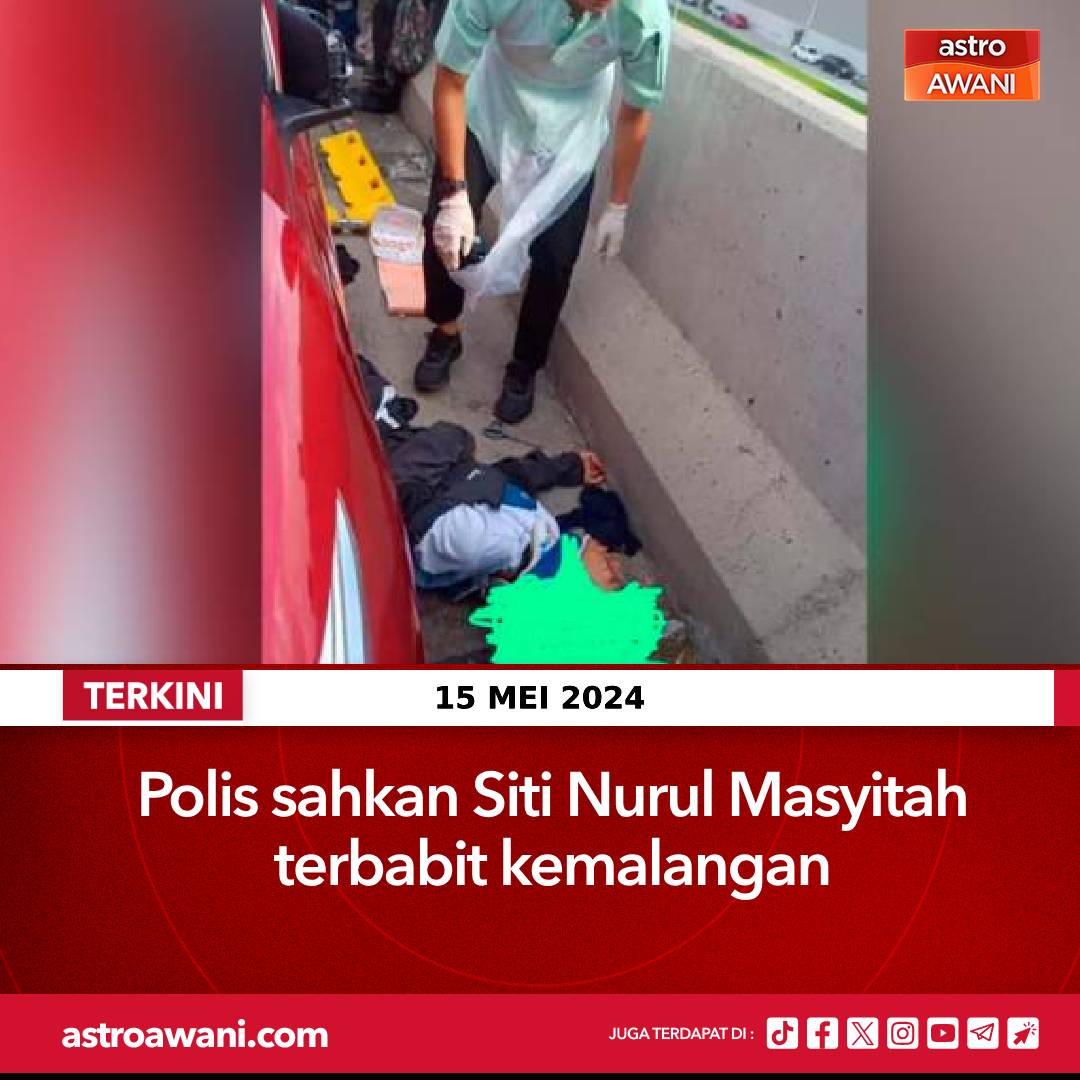 Atlet kayak Siti Nurul Masyitah Md Elias, 22, terlibat dalam kemalangan dipercayai dilanggar pemandu mabuk di Lebuh Raya Penyuraian Timur (EDL) menuju ke Southkey, Johor Bahru.

Persatuan Pelajar Jabatan Kejuruteraan Mekanikal Politeknik Ibrahim Sultan (PIS) menerusi hantaran di…