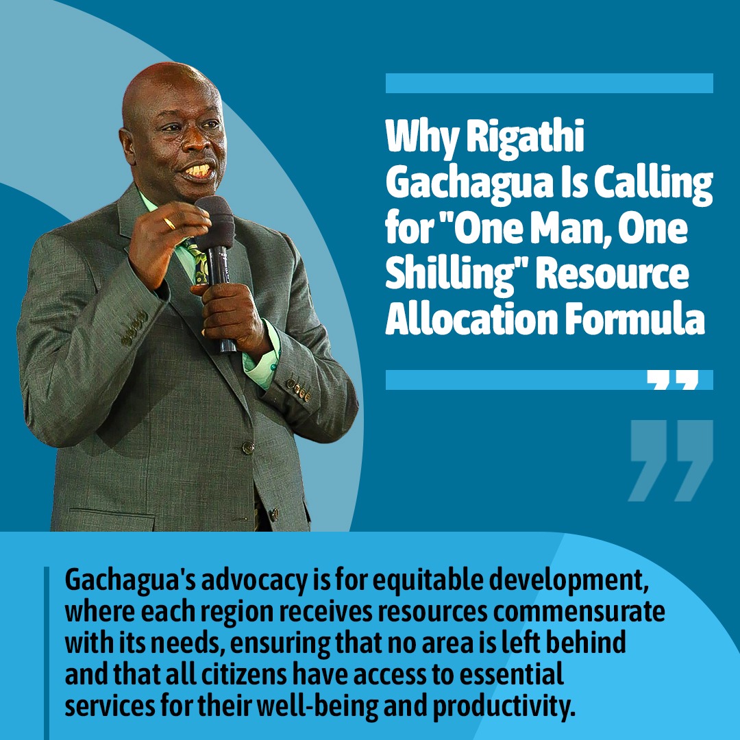 DP Rigathi Gachagua's advocacy is for equitable development where each region receives resources commensurate with its needs, ensuring that no area is left behind.
#OneManOneVoteOneShilling
#RigathiOnAssignment
Fair resource allocation