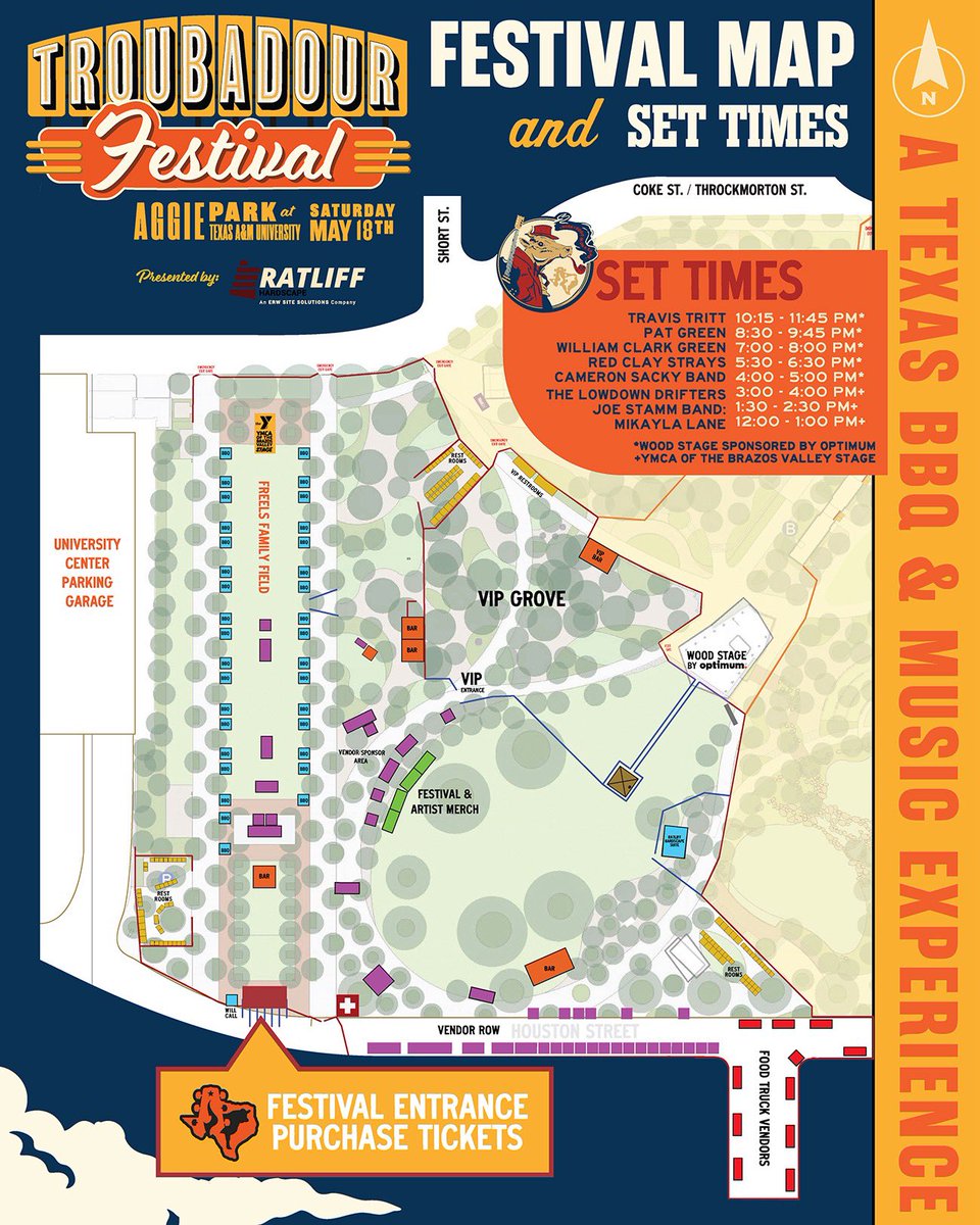 It's almost that time -- Troubadour Festival is just a few days away! The map and set times are here 🤠

Got questions about Parking, Ride Share, our Bag Policy, what you can and cannot bring, etc.?

This link is your friend: troubadourfestival.com/festival-info/