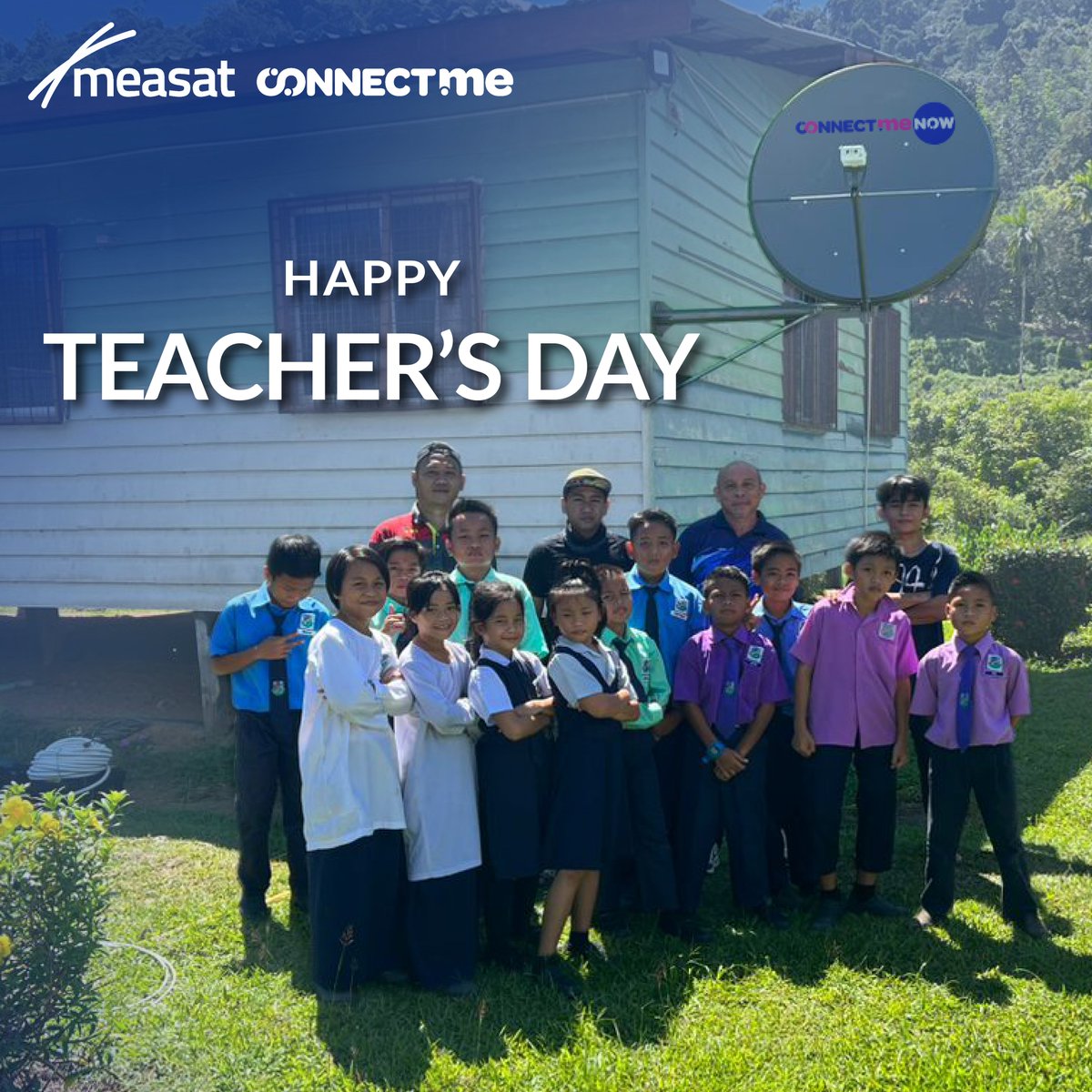 Happy Teacher's Day to all educators who transform lives in countless ways, including through digital education, inspiring and nurturing the next generation of thinkers and innovators

#MEASAT #CONNECTme
