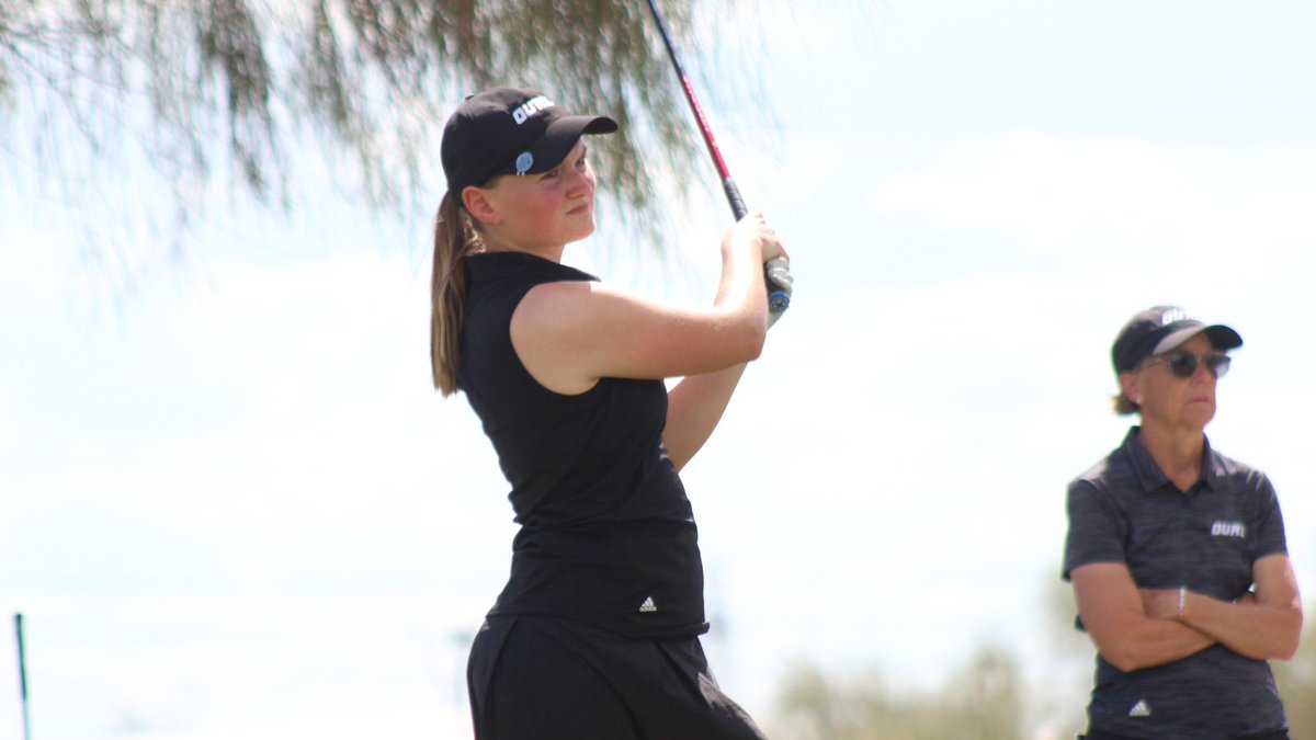 WGOLF | Maddi Shoults and Taylor Wilczek led the way for @OUAZGolf as the Spirit completed the opening round of the @NAIA National Tournament. 📰: bit.ly/3QKGUOE #WeAreOUAZ
