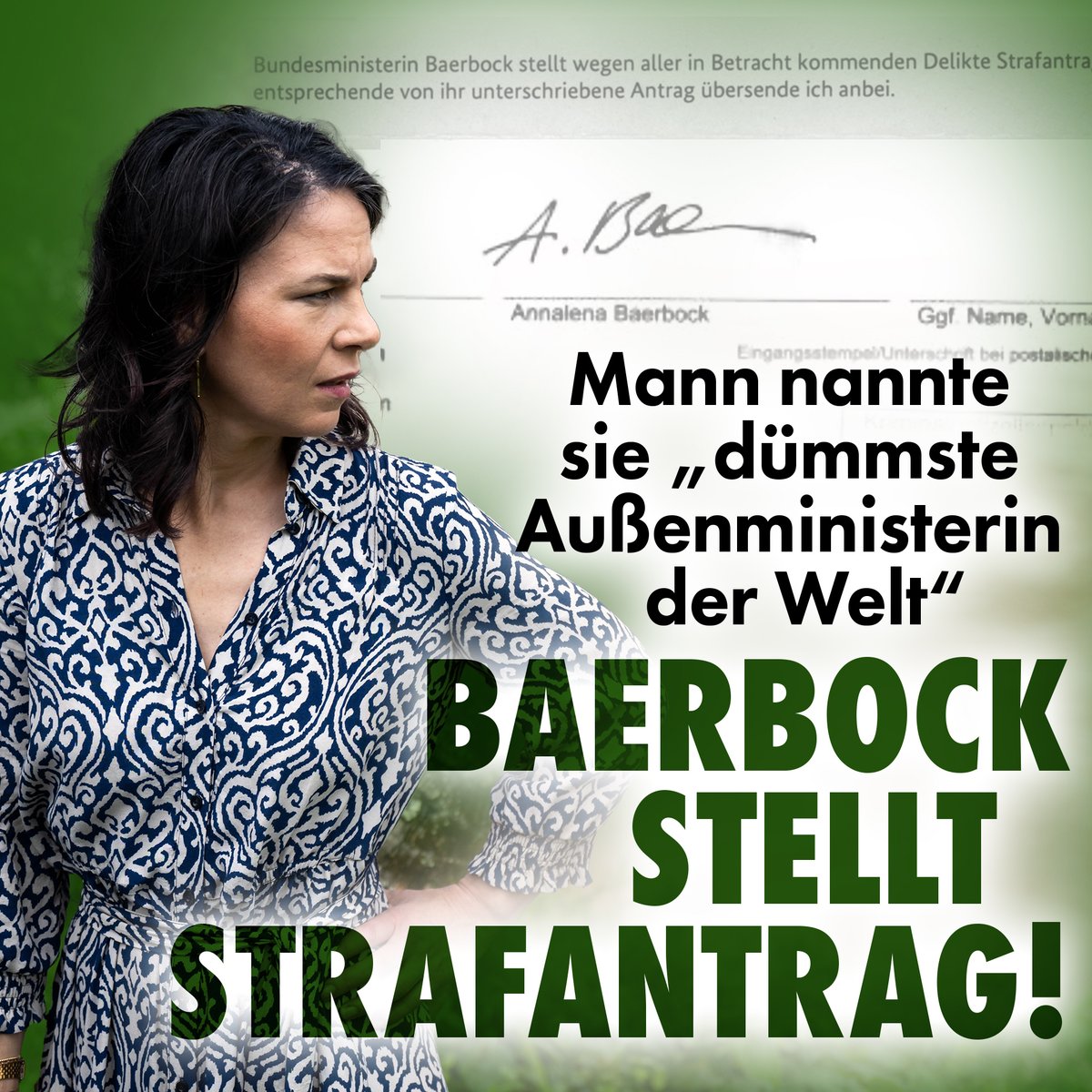 Es war ein kleiner, gemeiner Post von vielen auf X. Für Annalena #Baerbock Grund genug, den Verfasser vor Gericht zu ziehen. nius.de/gesellschaft/m…