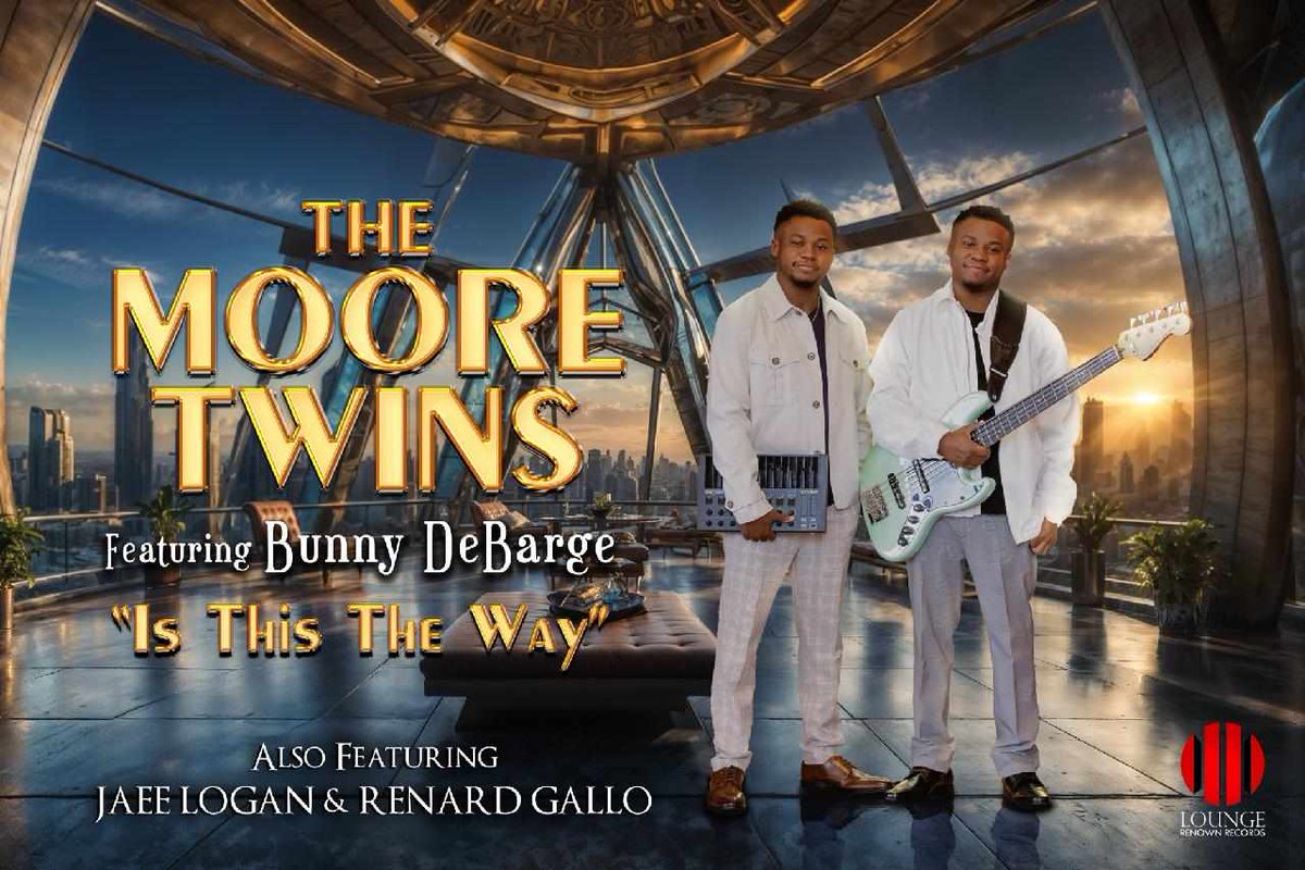 New 🔥 music from the Moore Twins featuring Bunny DeBarge, Jaee Logan, and Renard Gallo dropping on May 16th! 
#themooretwins #BunnyDebarge #JaeeLogan #renardgallo #newmusic #newmusicalert #newmusic #newmusicrelease #newmusic2024 #newmusiccomingsoon #rnb #funk