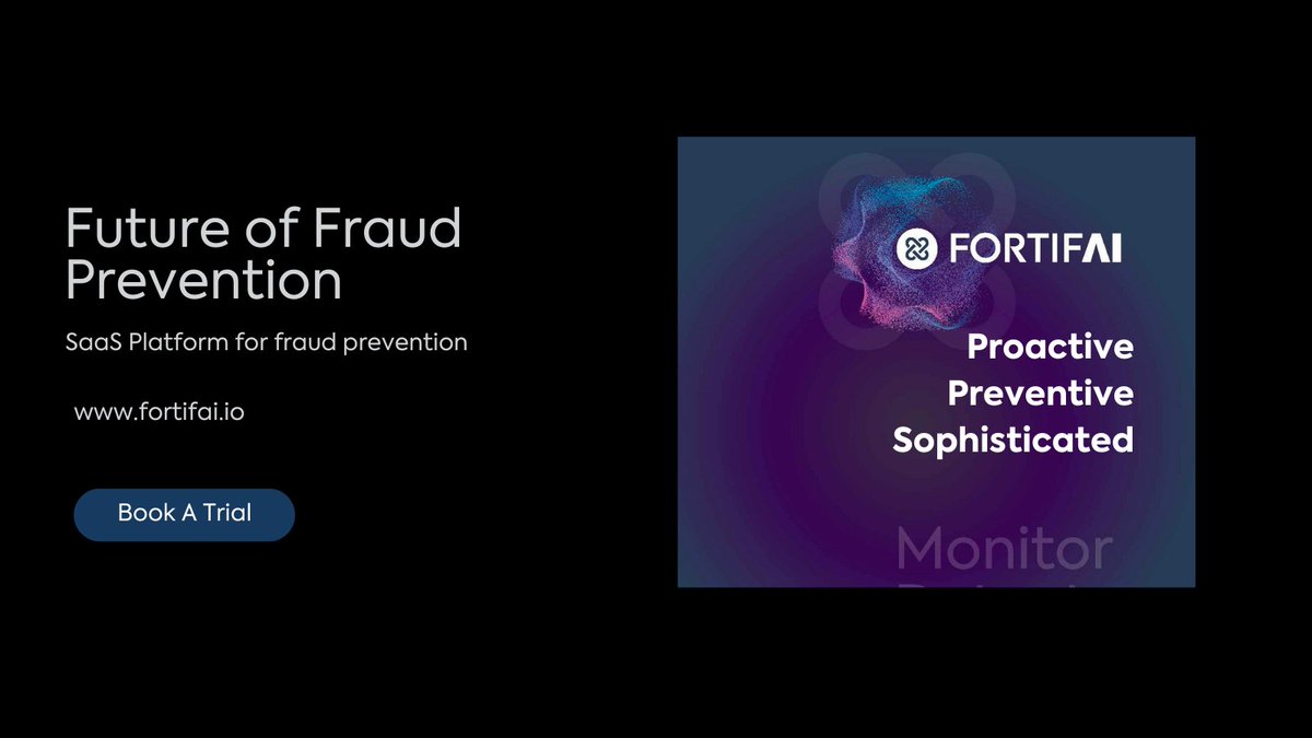 Fortif_AI's tweet image. The most innovative software for fraud prevention is here! Checkout fortifai.io and book a free trial

@avrathore