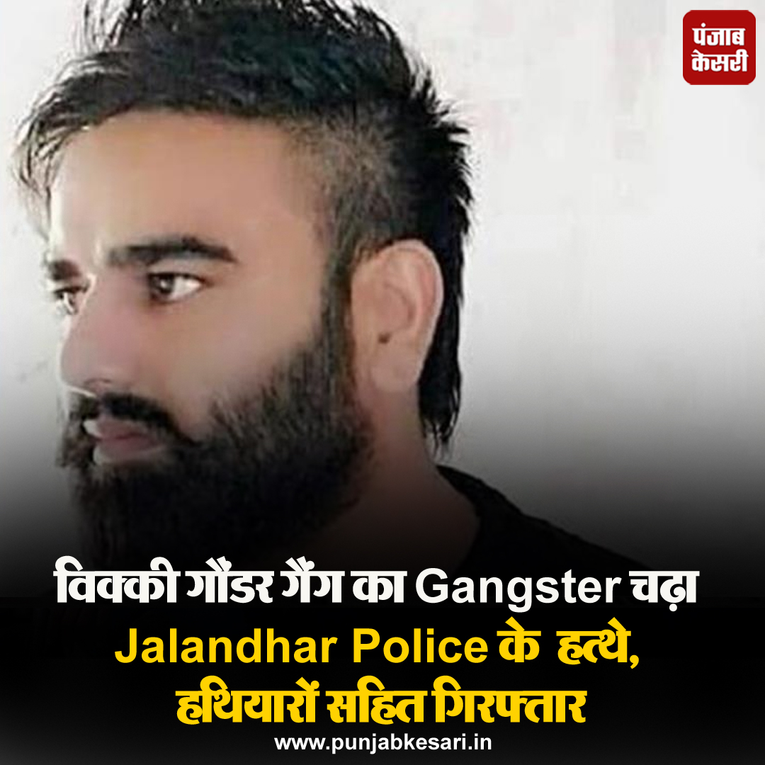 पंजाब पुलिस ने विक्की गौंडर के सदस्य को हथियारों सहित किया गिरफ्तार। गैंगस्टर नवीन सैनी उर्फ चिंटू करीब 9 महीने से था फरार। जालंधर कमिश्नरेट पुलिस ने 5 पिस्तौल भी किए बरामद। #BreakingNews‌ #Jalandhar #PunjabNews #Gangster #gangsterarrest #vickygounder