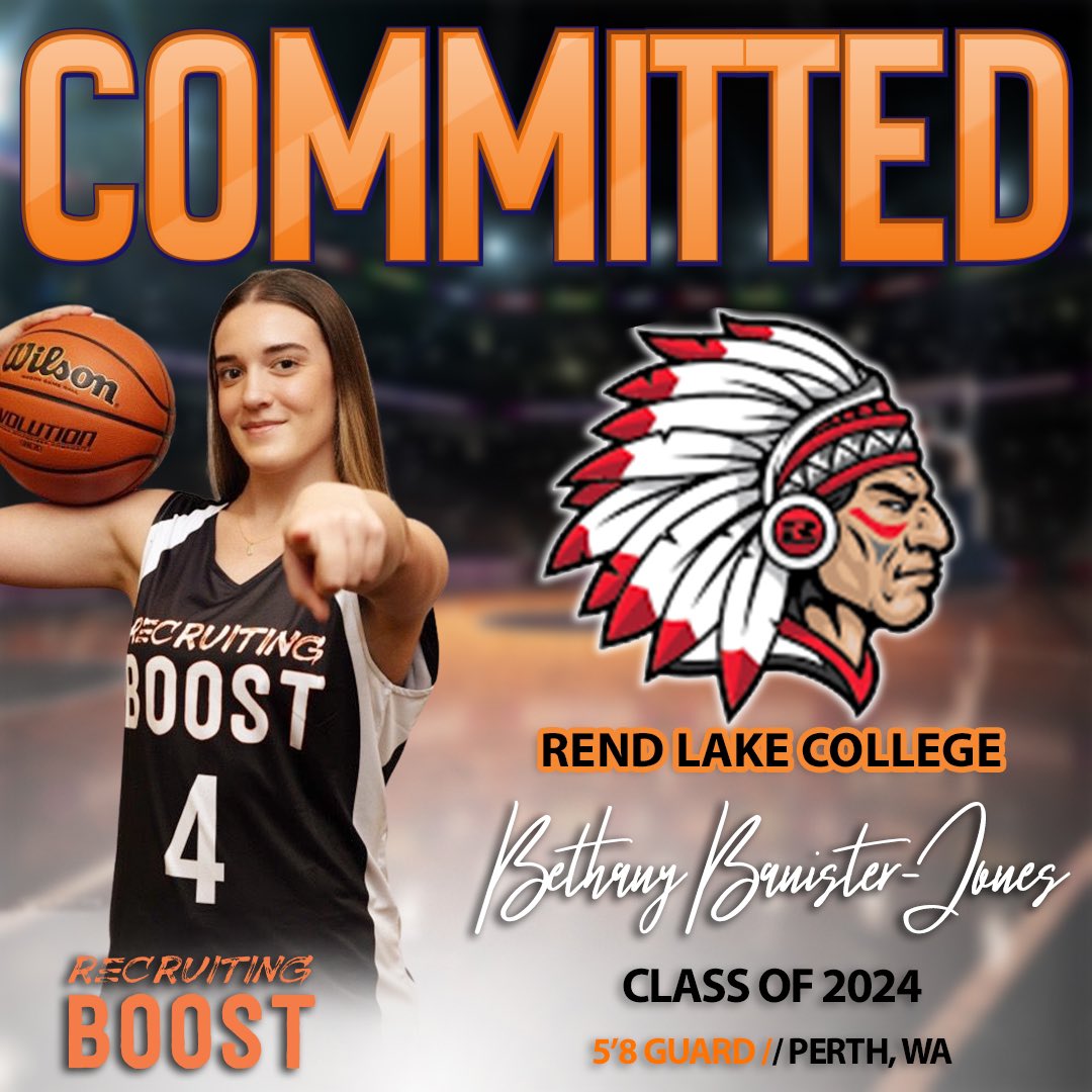 2024 5’8 Bethany Banister-Jones has COMMITTED to D1JC Rend Lake College! Congratulations! 🎊🎈🎉 #RecruitingBoost