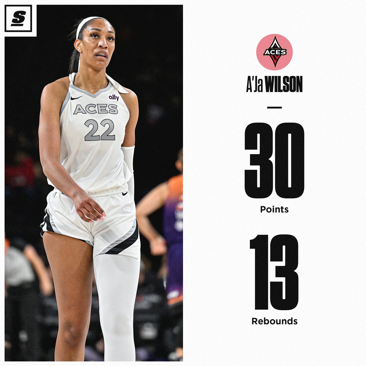 A'ja Wilson picking up EXACTLY where she left off. 😤