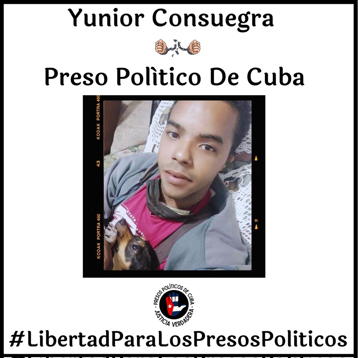 #Twittazo Libertad para Yunior Consuegra Sotolongo. 
.
“Sin aire, la tierra muere. Sin libertad, como sin aire propio y esencial, nada vive.” -José Martí-
.
.
.
#HastaQueSeanLibres 
#PresosPoliticosDeCuba
#LibertadYjusticiaParaCuba