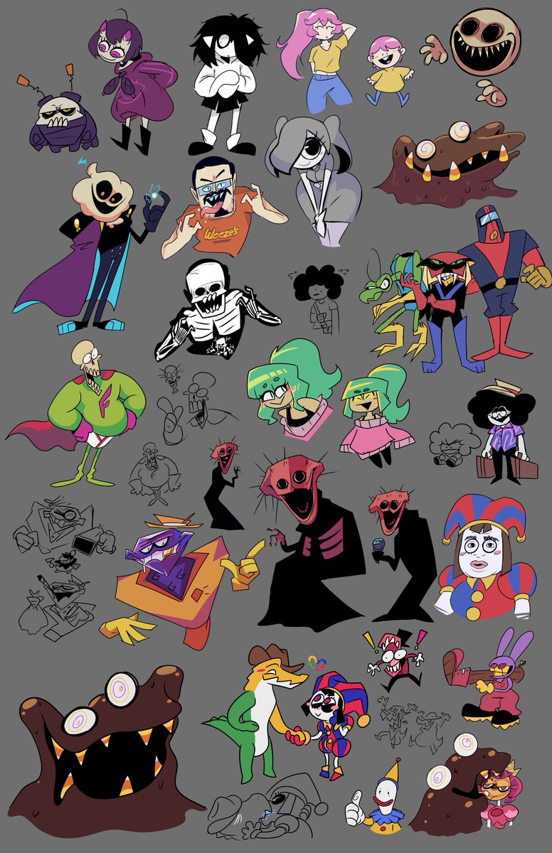 just a bunch of drawings I've made over time... that's it!!!