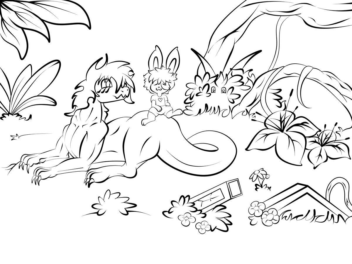 FogataArt's tweet photo. Les hice un pequeño dibujo a @cookiedraggy y @nullbunny 
Se me esta complicando colorear mis estimados, pero espero que sea de su agrado.
n.n https://t.co/RRyD54etcv