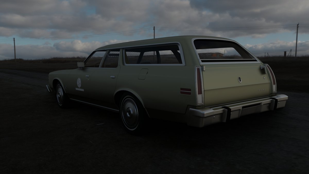JimmyDevolo's tweet image. Model of the station wagon from Halloween, ready to be rigged and drivable for my Halloween fan game youtube.com/@3D_Films/vide… Please consider liking or subscribing to my YouTube channel if you like this kind of thing.