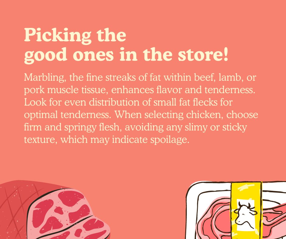 Shopping for the best cuts? 🥩✨ Check out these expert tips for selecting top-quality meat at the store. Your next meal just got a whole lot better! #foodsaver #savefoodwaste #savemoney #eatinghealthy #MeatBuyingTips #QualityMeat #meat #shopping #groceries