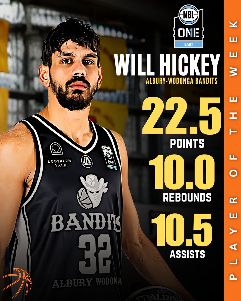 🏀🌟 Congratulations to Will Hickey on being named the NBL1 East Player of the Week! 👟

Keep shining on the court! 👏

#NBL1 #PlayerOfTheWeek #PlayerOfTheGame #playersoftheweek #NBL1East #NBL1South #NBL1North #NBL1Central #NBL1West #BasketballExcellence #round #BasketballStars
