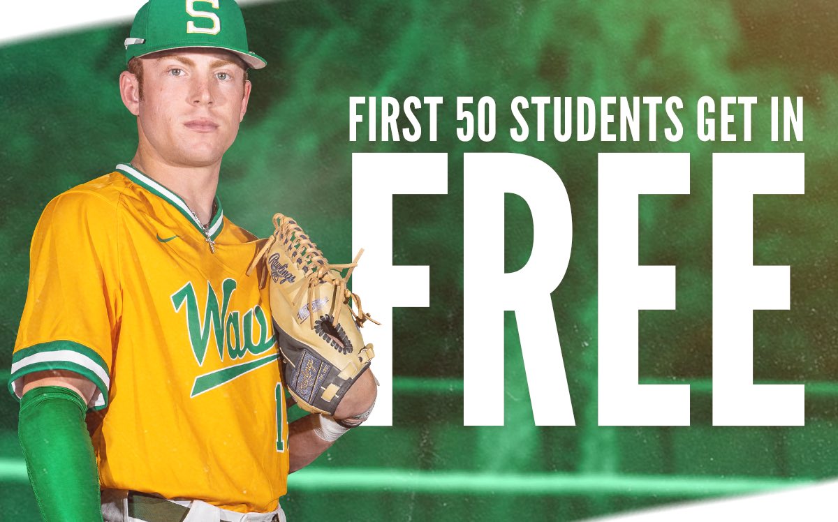 Tomorrow night, the first 50 students wearing green or gold get in FREE! 

Must have student ID.

Be EARLY and be LOUD!

<a href="/SummervilleWave/">Summerville High School</a> 

#GoBigGreen | #StayTrippy