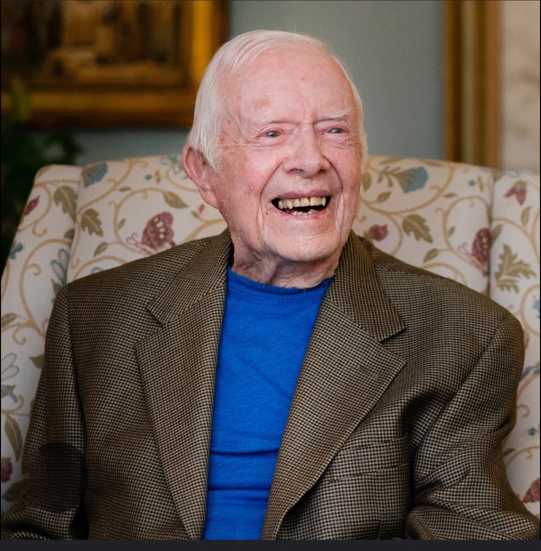 Jimmy Carter's grandson said the former 99-year-old president who has been in hospice for a year & a half, life is coming to an end. May his transition be peaceful 🙏