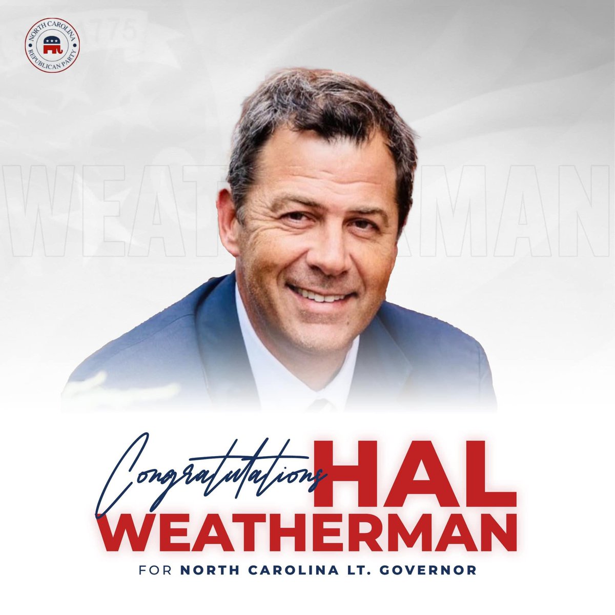 Congratulations Hal Weatherman! 🇺🇸 #NCPOL