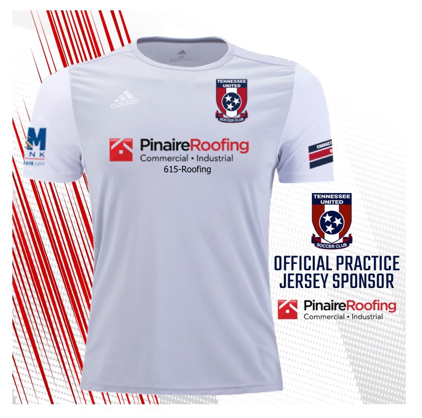 Pinaire Roofing to be Official TUSC Practice Jersey Sponsor!