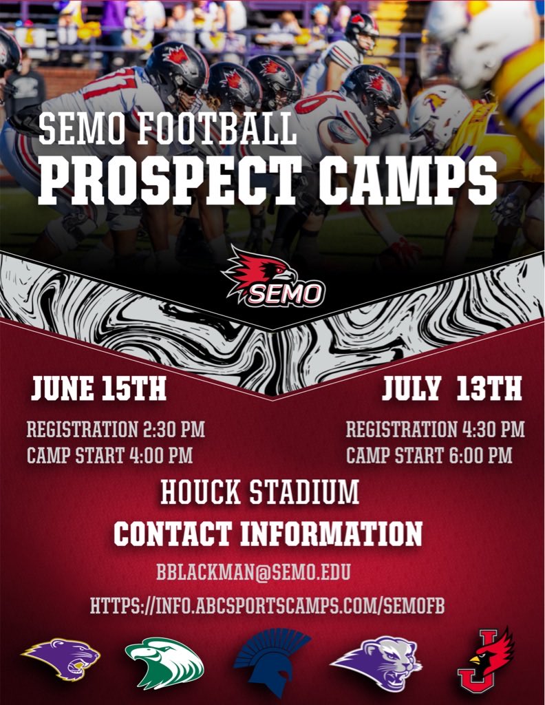 SEMO camps will be here soon!!!