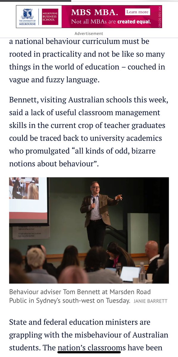 Tom Bennett OBE tweet media