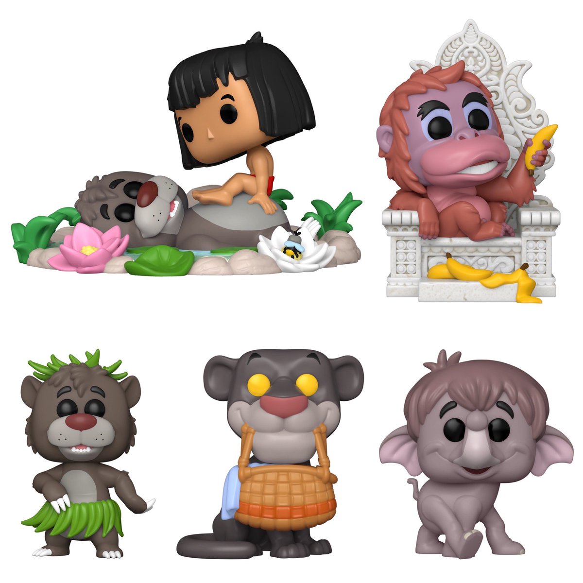 Preorder Now: Jungle Book Pops at Amazon!
#Ad #Disney #JungleBook
.
amzn.to/3wz8FD0
.
In order: Baloo, Hathi Jr., Baloo & Mowgli, Bagheera, & King Louie.
#Funko #FunkoPop #FunkoPopVinyl #Pop #PopVinyl #Collectibles #Collectible #FunkoCollector #FunkoPops #Collector #Toy…
