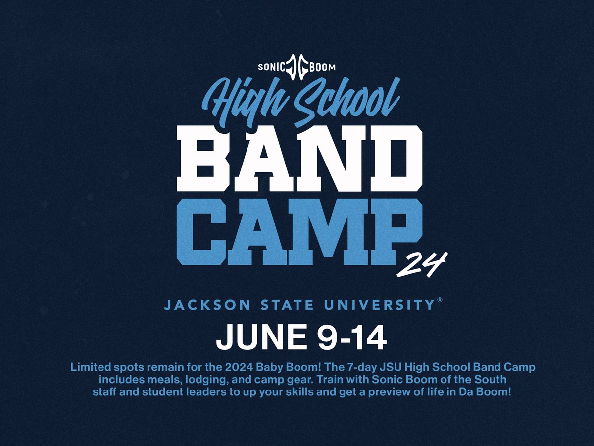 One. Day. Left. to register for Jackson State University Baby Boom Camp! Sign-up before the May 15 deadline at: bit.ly/babyboom2024