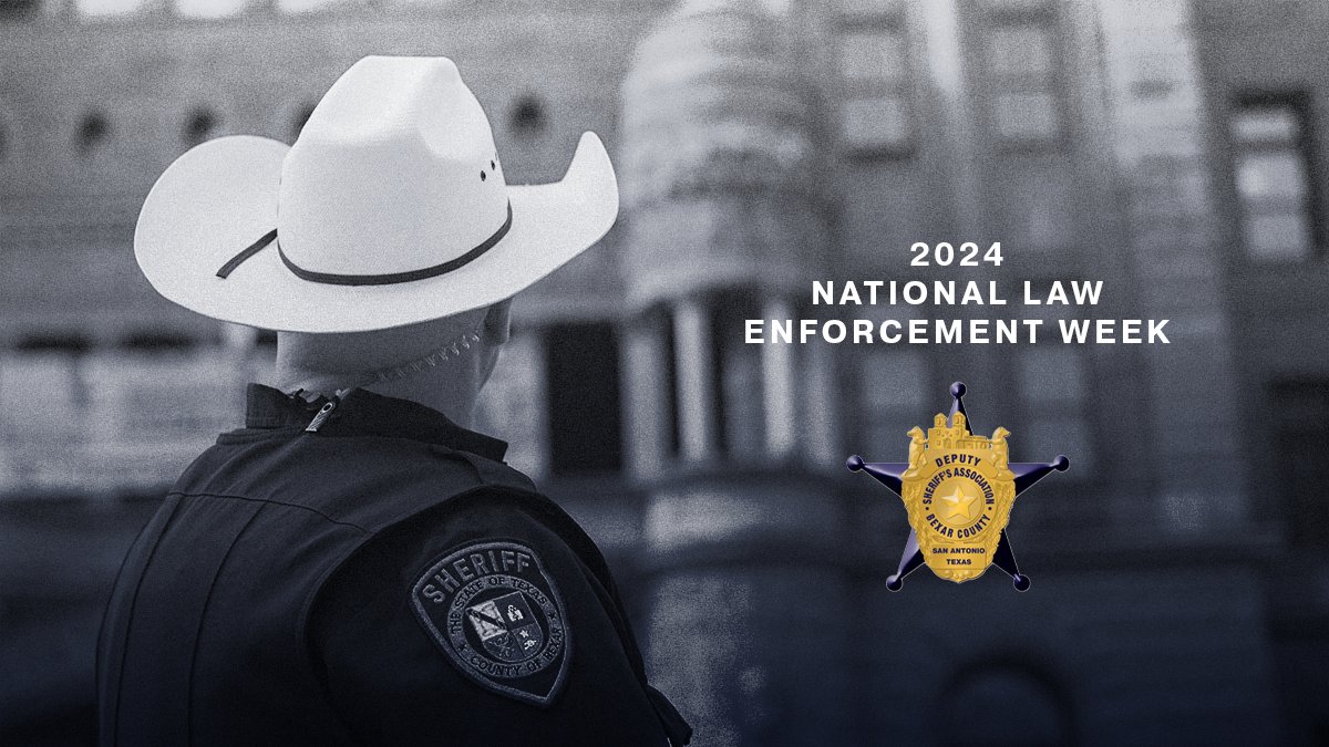 This #NationalLawEnforcementWeek, we salute the brave hearts in Bexar County and across the nation 🇺🇸. Our officers serve not for praise or pay but to safeguard and enhance our communities. When you see them, remember, they're here for us all. 💙🚔 #HeroesInBlue #BexarCounty