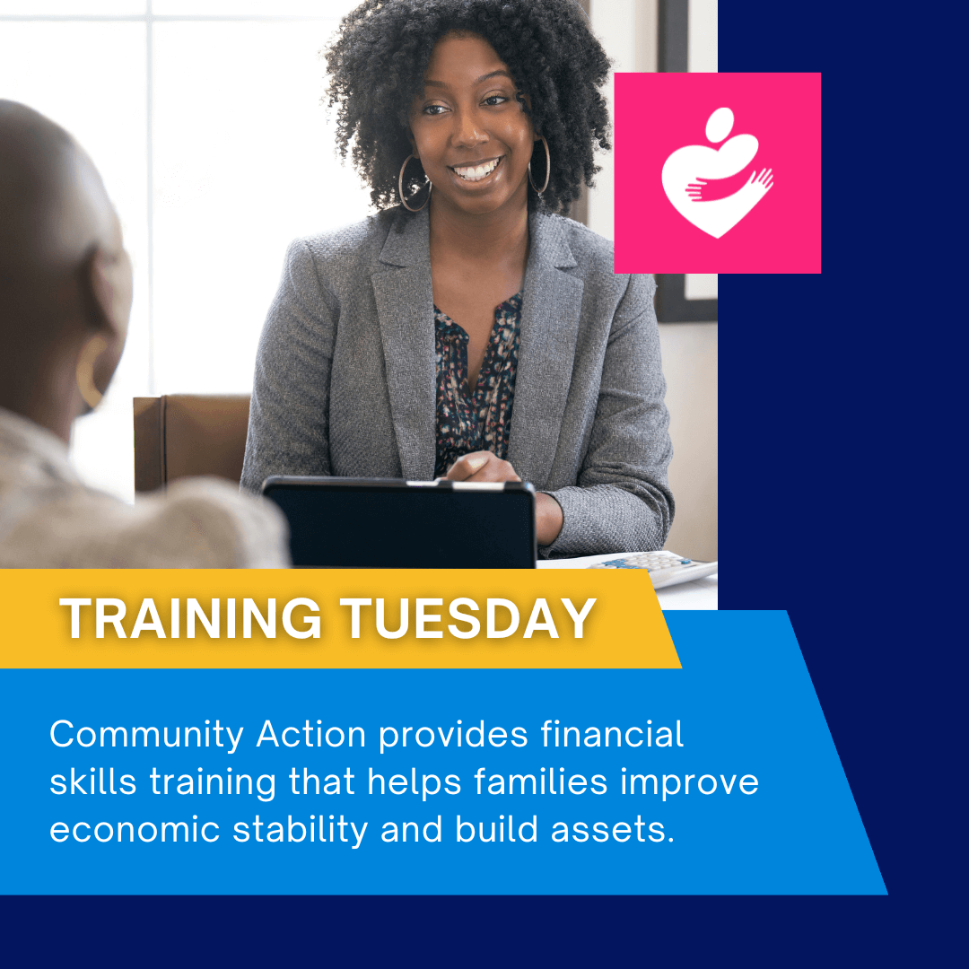 Too many American families live paycheck to paycheck. #CommunityAction Agencies like ours are proud to offer financial skills training to help families improve economic stability and build assets. #TrainingTuesday #CommunityActionMonth