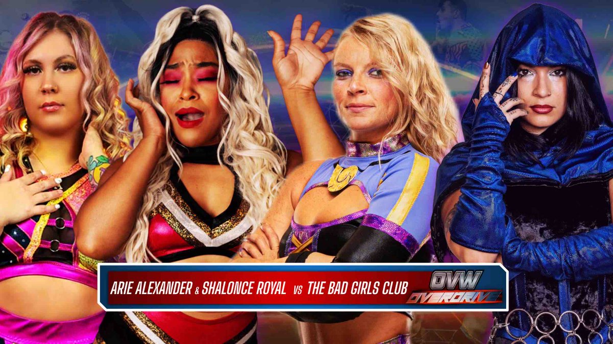Catch OVERDRIVE tonight at a special time of 10pm EST on our Youtube: youtube.com/@ovwtv?si=OGAA… Featuring @KingOfFlight13 vs JARED KRIPKE @ArieAlexanderAA & @Shalonce_Royal vs @This_Is_Ellie__ & @Yeseniart and more Wait, did @BryanKennison and @DancinStevieJ get out of jail?