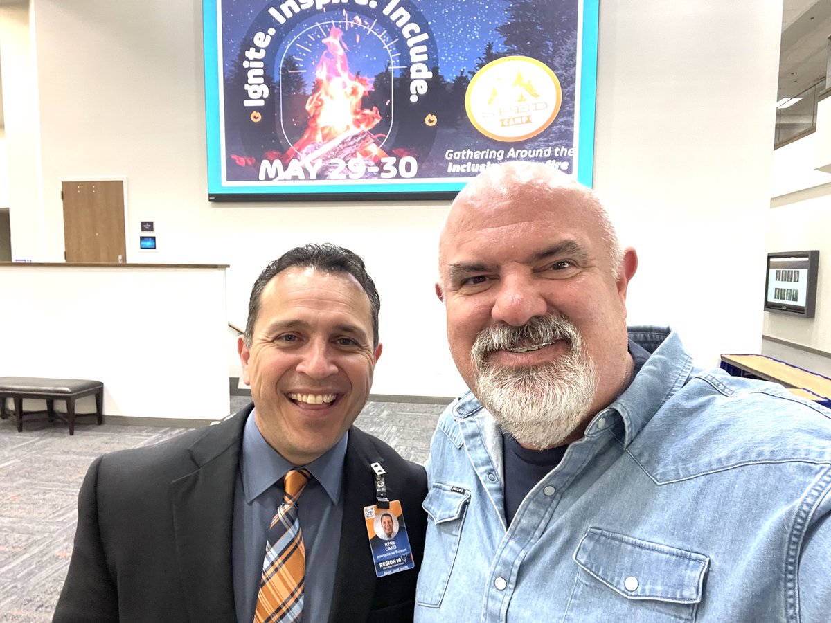 The sultan of soul! If everyone had some Rene Cano in your life, the world would be a much better place! 

#beawaymaker <a href="/Region16ESC/">Region16</a> <a href="/teainfo/">Texas Education Agency</a> <a href="/rcano11/">Rene' Cano</a>