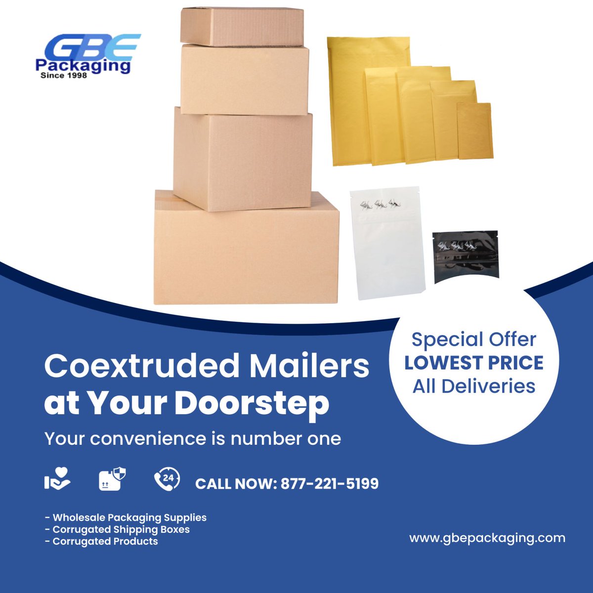 Running low on supplies? Stock up with GBE Packaging and never miss a beat!

Quality Since 1998 | gbepackaging.com

#packaging #economical #LowPrice #PackagingForAll #cheap #wholesale #ecommerce #PackagingInnovation #GBEPackaging #PartnersInSuccess