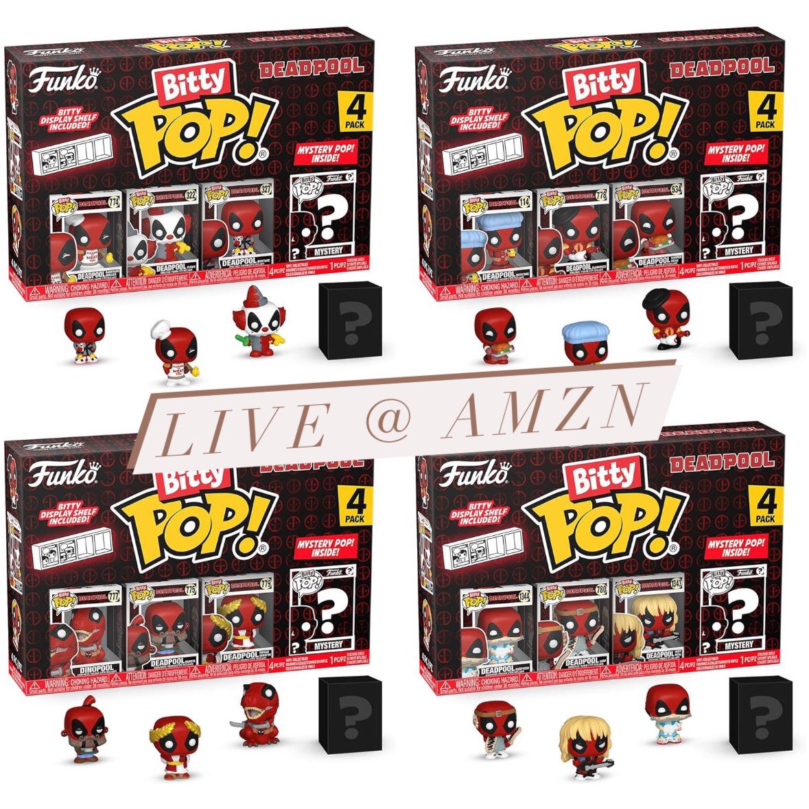 Now live! Deadpool fans grab the new Bitty POPs! At the link below ~ good luck on the chase!
Linky ~ amzn.to/3ykXLBd
#Ad #Deadpool #FPN #FunkoPOPNews #Funko #POP #POPVinyl #FunkoPOP #FunkoSoda