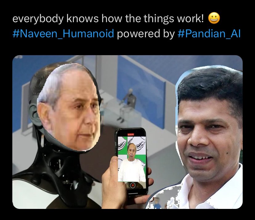 sujitkumarP's tweet image. #Naveen_Humanoid powered by #Pandian_AI