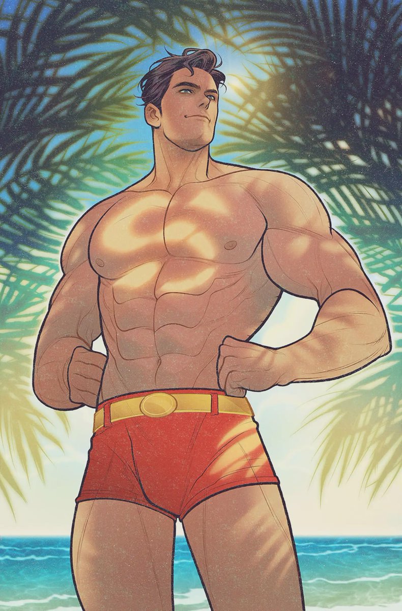 DC's summer swimsuit variant covers are back, as are Superman's red trunks. (Superman 2023 #17, art by Elizabeth Torque) [by hibryd]
  
 #readComics #comicbook