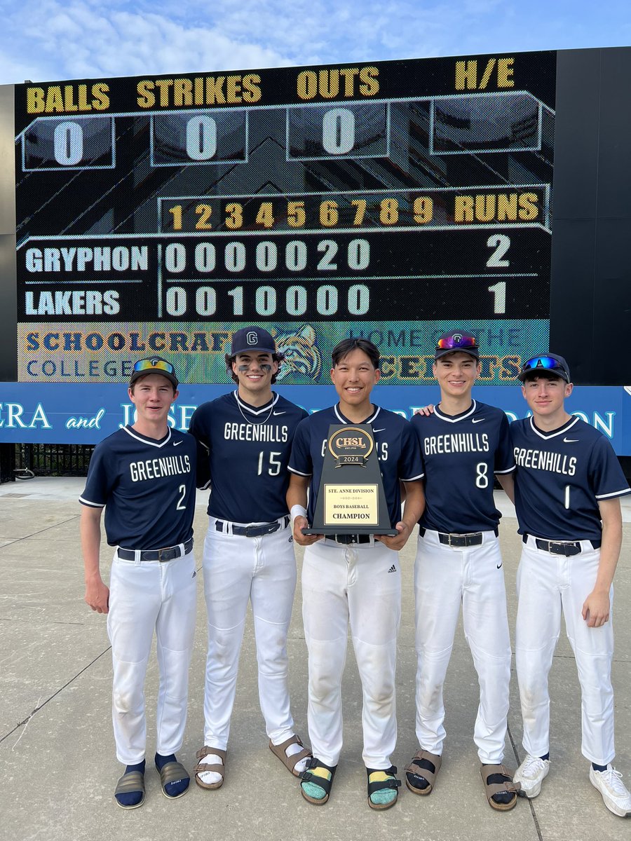 Greenhills Baseball tweet media